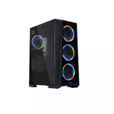 Virtu MI2W Glass ATX Tower Gaming Case (Black)