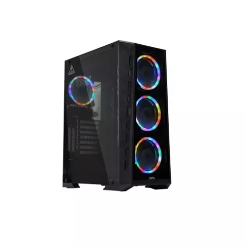Virtu MI2W Glass ATX Tower Gaming Case (Black)
