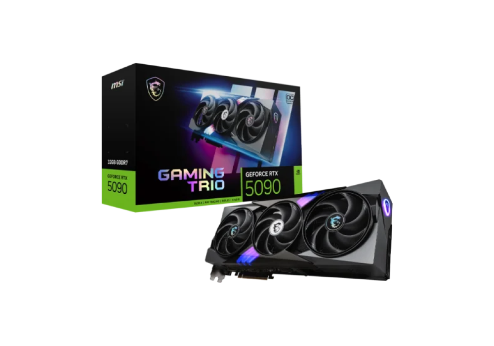 MSI GeForce RTX 5090 32G GAMING TRIO OC 32GB GDDR7 Graphics Card