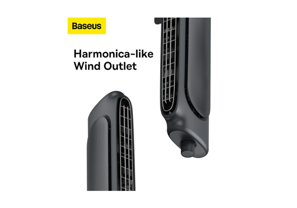 Baseus Refreshing Monitor Clip On and Stand-Up Bladeless Air Desk Fan