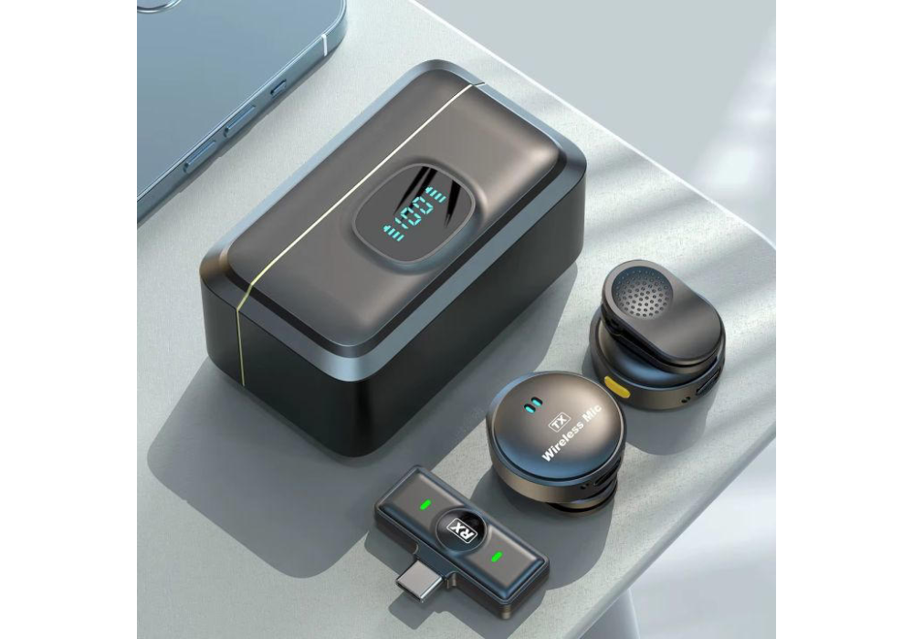 SX21 Original Wireless Magnetic Microphone With ANC Regular and Echo Mode