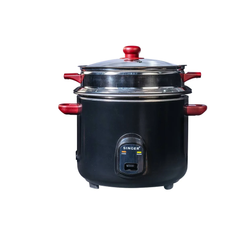 Singer 28STEAMCHEF-SSMT-RBK 2.8L Red-Black Rice Cooker