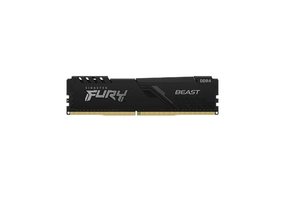 Barrette RAM Kingston FURY Beast 16Go DDR4 3200MHz CL16 - Neuve Sous Blister