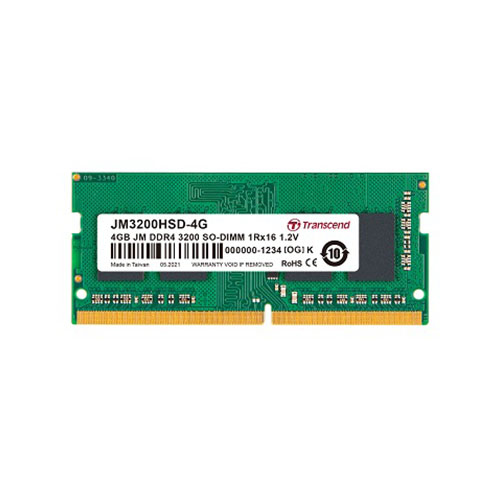 TRANSCEND JETRAM 4GB DDR4 3200MHZ LAPTOP RAM (JM3200HSD-4G)
