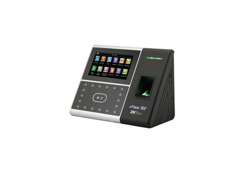 ZKTeco uFace302 Multi-Biometric Time Attendance and Access Control Terminal
