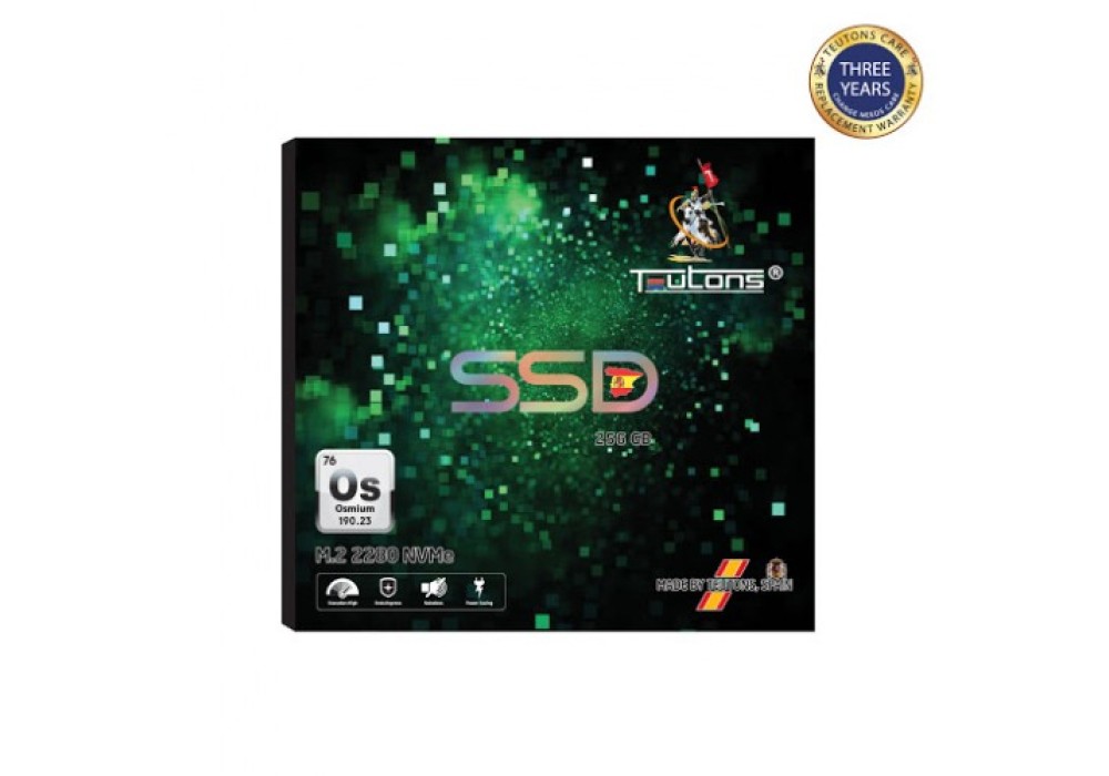 TEUTONS OSMIUM 256GB M.2 NVMe 2280 SSD