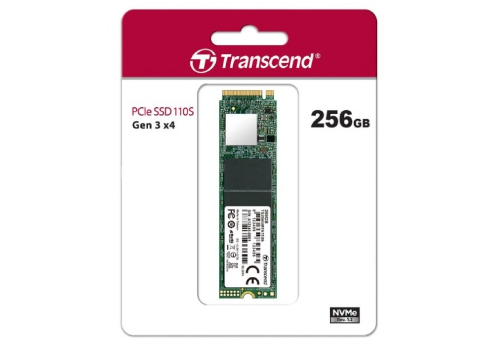 Transcend 110S 256GB M.2 (M-Key) PCIe SSD Drive