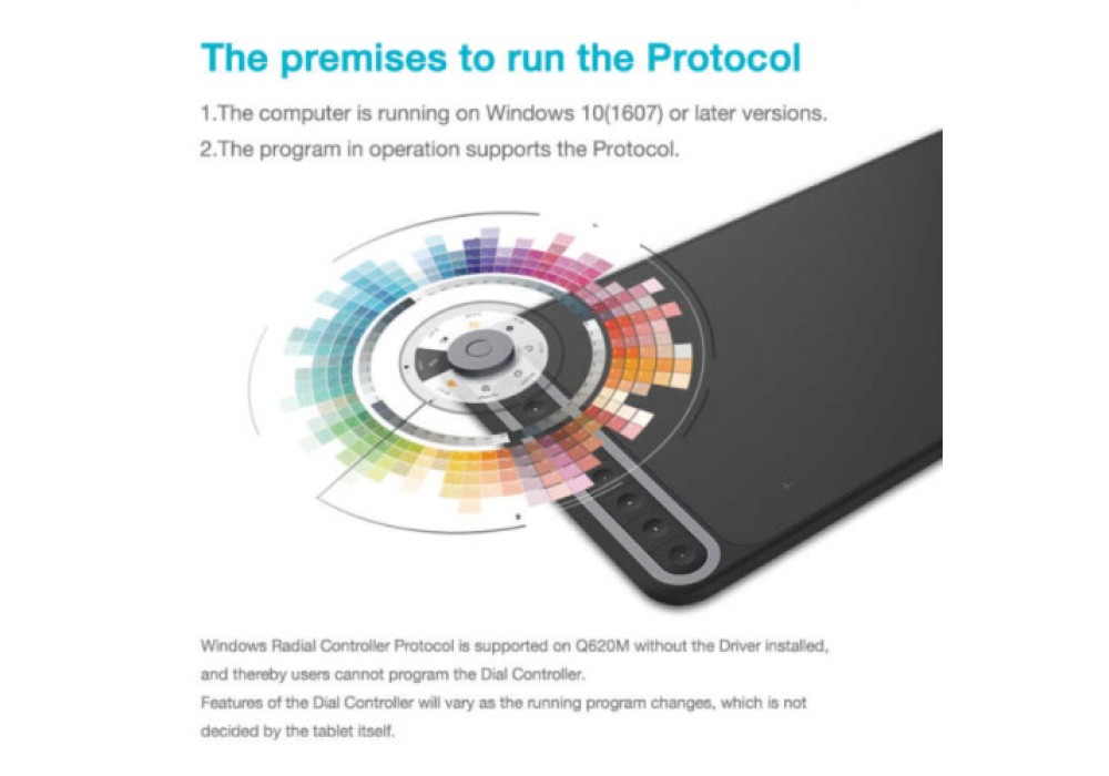 Huion Inspiroy Dial Q620M Graphic Drawing Tablet