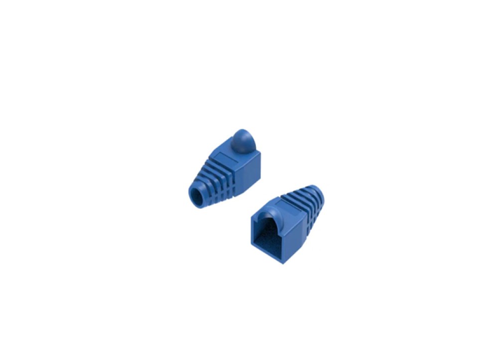VENTION IOCL0-50 RJ45 BLUE PVC STYLE 50 PACK STRAIN RELIEF BOOTS