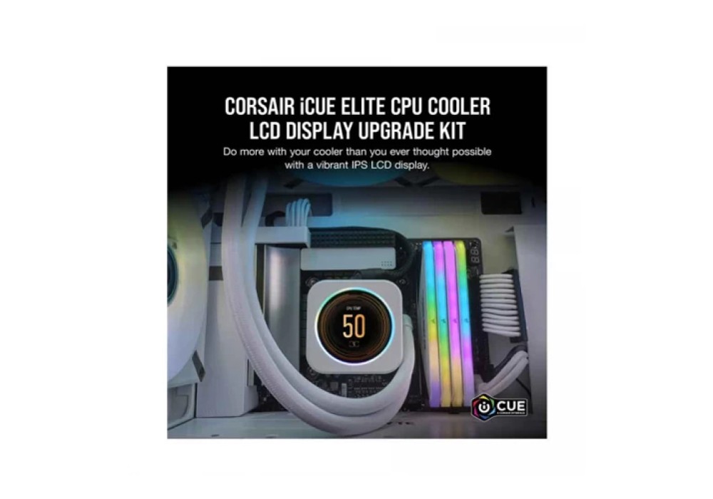 Corsair iCUE ELITE CPU Cooler LCD Display White Upgrade Kit